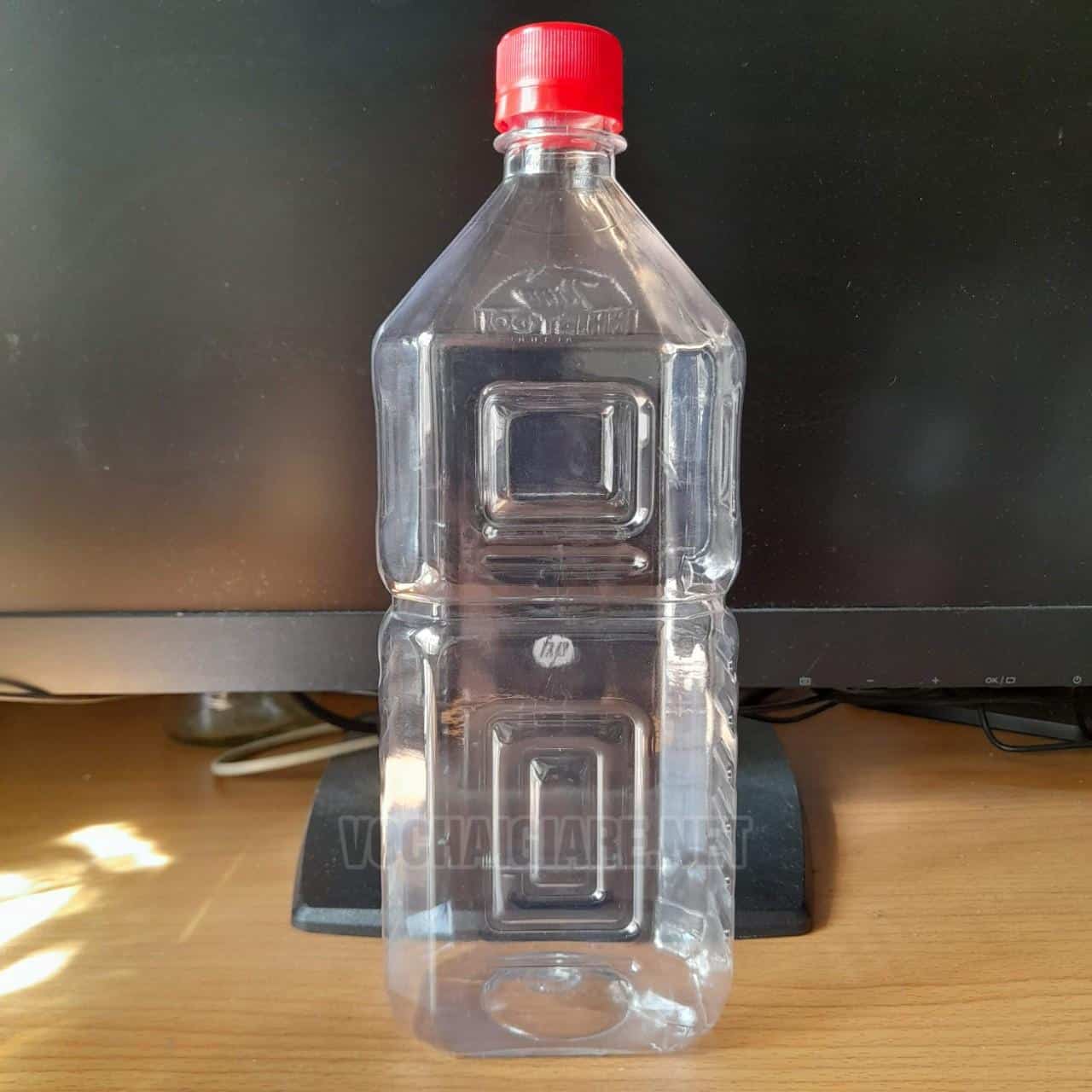 Chai Nhựa Dẹp 1000ml đựng rượu - mật ong - Ảnh 5