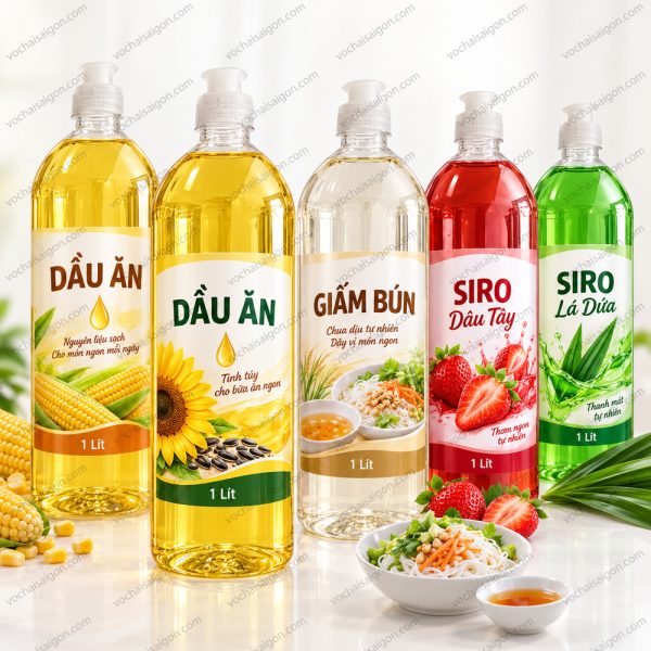 chai nhựa 1 lít giá sỉ