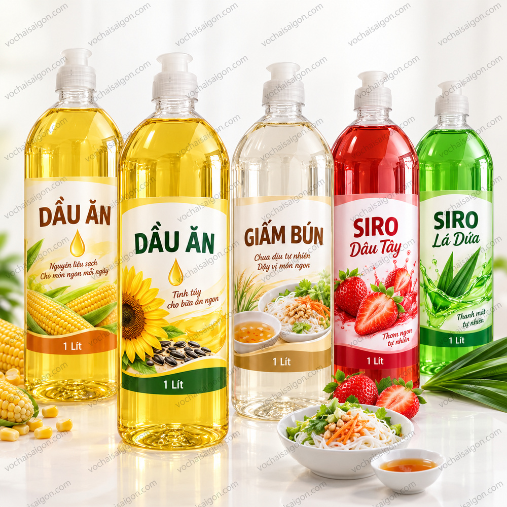 chai nhựa 1 lít giá sỉ