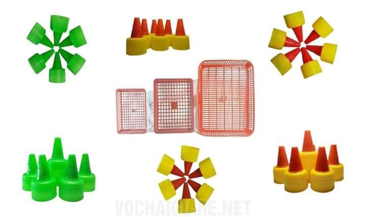 nắp chai nhựa pet tương cà - tương ớt - Ảnh 2