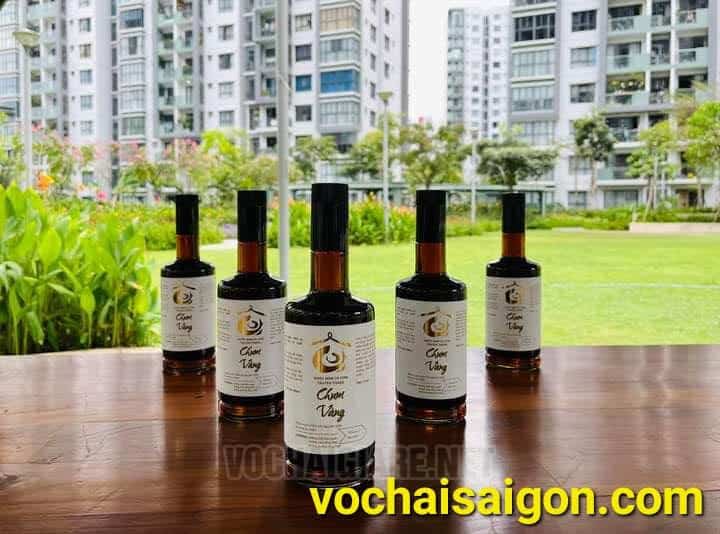 chai thủy tinh tròn 500ml vai ngang - Ảnh 3