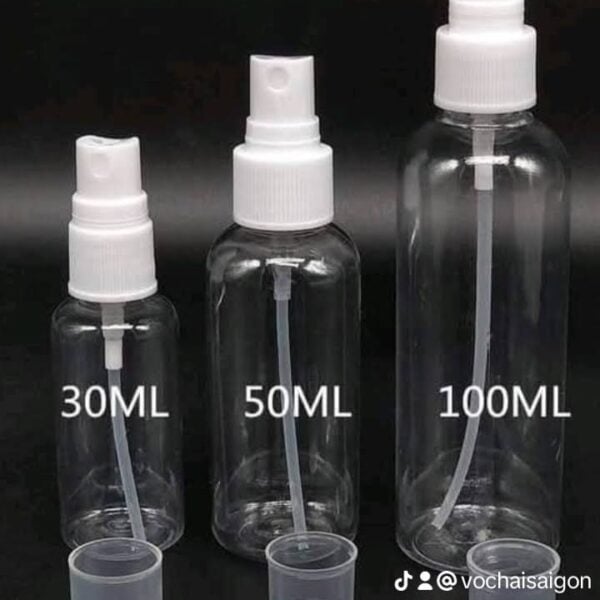 chai nhựa 30ml 50ml 100ml