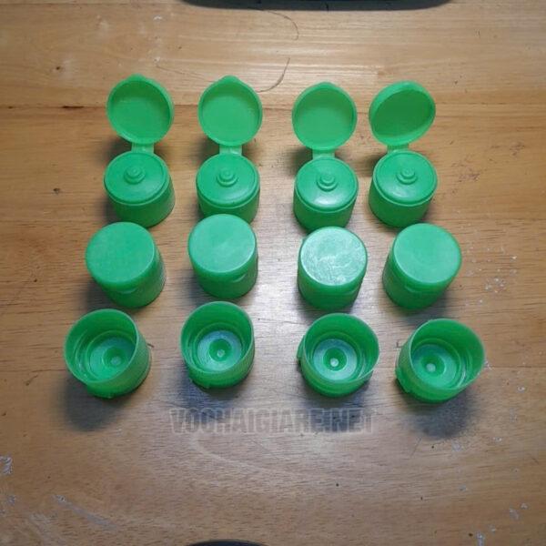 nắp bật màu chai nhựa pet