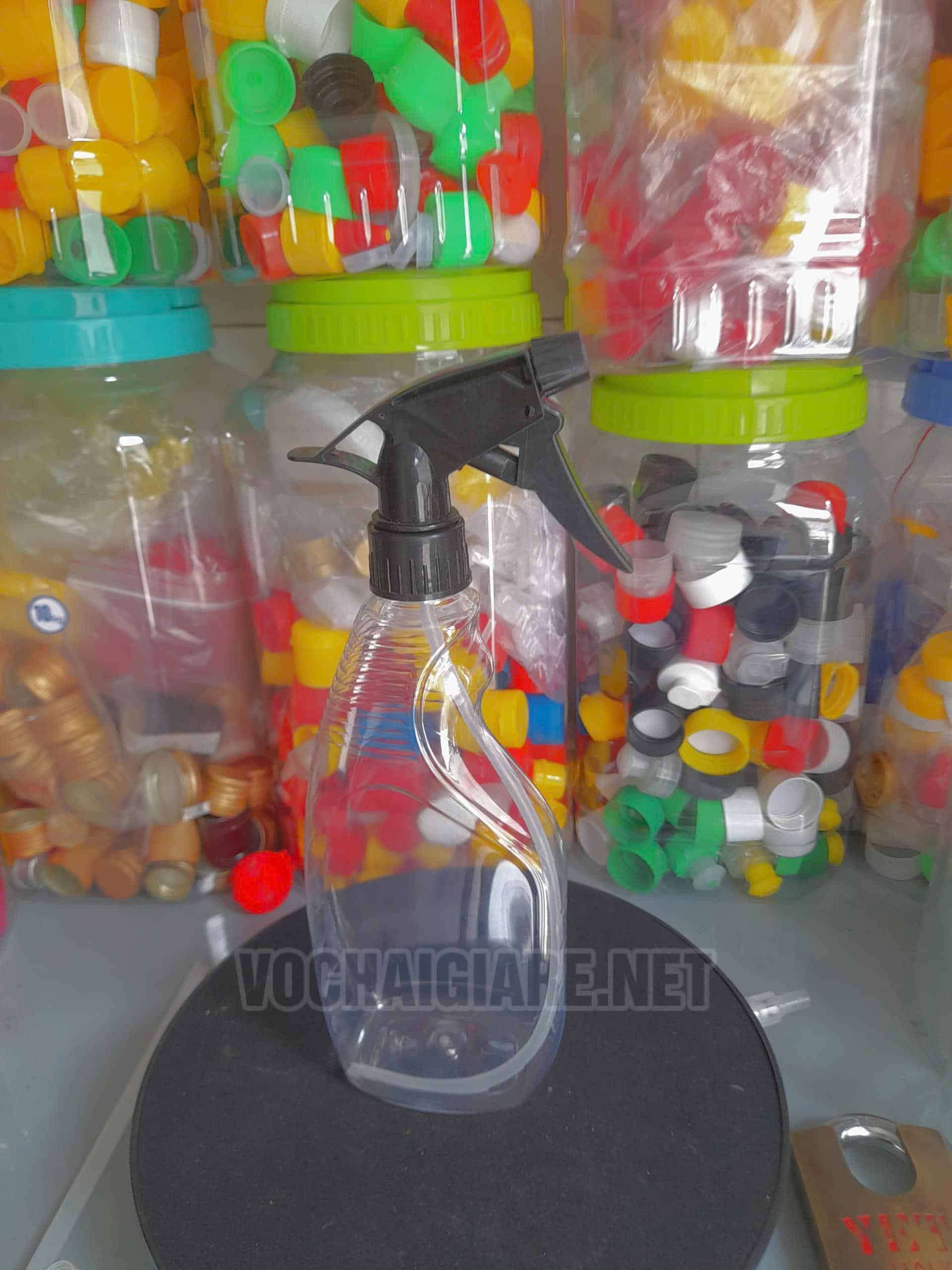 Chai nhựa đựng nước xịt kính 500ml - Ảnh 2