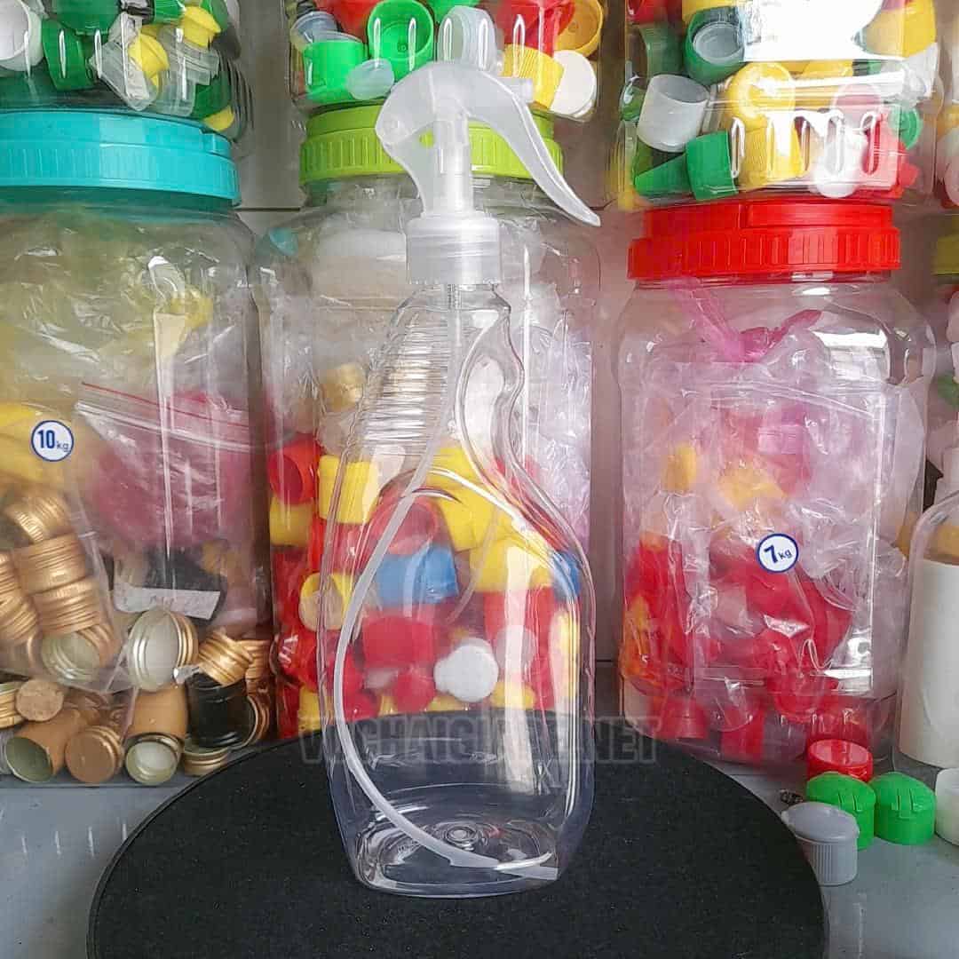 Chai nhựa đựng nước xịt kính 500ml