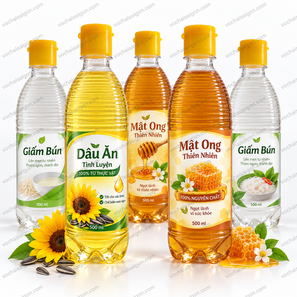 chai PET 500ml